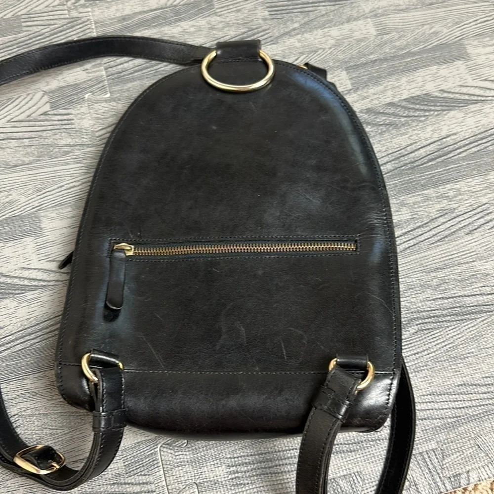 Mario Hernandez Vintage Leather Backpack Bag Gothic